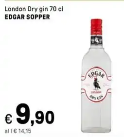 Iper La Grande London Dry gin EDGAR SOPPER offerta