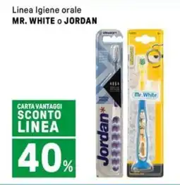 Iper La Grande Linea Igiene orale MR. WHITE O JORDAN offerta