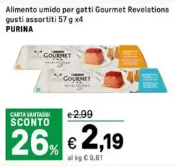 Iper La Grande Alimento umido per gatti Gourmet Revelations gusti assortiti PURINA GOURMET offerta