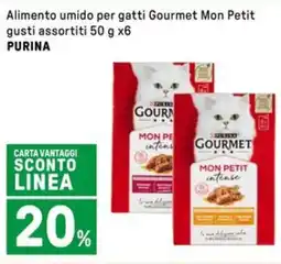 Iper La Grande Alimento umido per gatti Gourmet Mon Petit gusti assortitiPURINA offerta