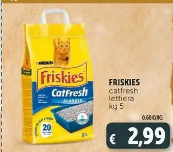 Deco Supermercati Friskies catfresh lettiera classic offerta