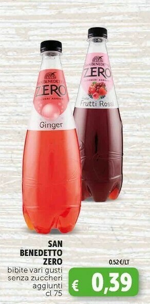 Deco Supermercati Ginger zero 750 g(ml) offerta