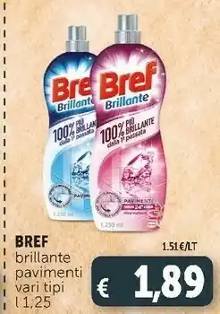 Deco Supermercati Brillante pavimenti 1250 ml offerta