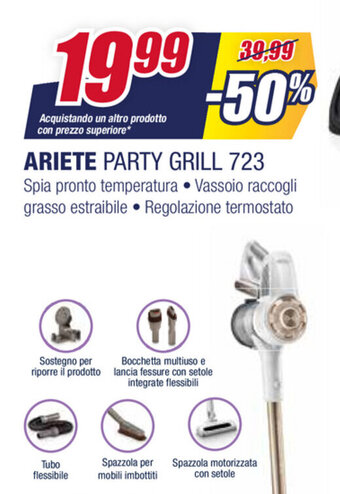 Trony Ariete Party Grill 723 offerta