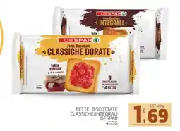 Interspar Fette biscottate classiche/integrali DESPAR offerta