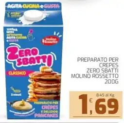 Interspar Preparato per crepes zero sbatti molino rossetto offerta