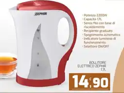 Interspar Bollitore elettrico ZEPHIR offerta