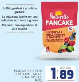 Interspar Pancakes freschi con uova e miele LE NATURELLE offerta
