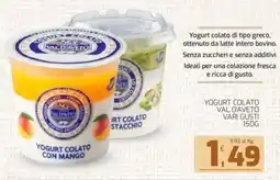 Interspar Yogurt colato val d'aveto vari gusti offerta