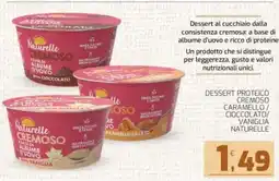 Interspar Dessert proteico cremoso caramello / cioccolato/ vaniglia NATURELLE offerta