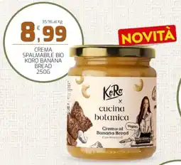 Interspar Crema spalmabile bio koro banana bread offerta