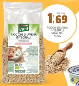 Interspar Fiocchi d'avena integrali vital bio DESPAR offerta