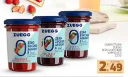 Interspar Confettura zuegg zero zuccheri vari gusti offerta