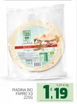 Interspar Piadina bio farro x3 offerta
