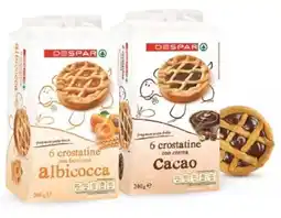 Interspar Crostatina albicocca/cacao DESPAR X6 offerta