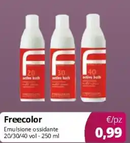 Acqua & Sapone Freecolor Emulsione ossidante offerta