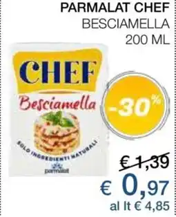 Coop Sardegna Parmalat chef besciamella offerta