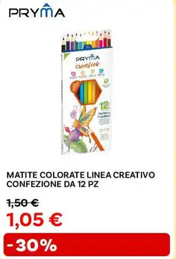 Max Factory Matite colorate linea creativo confezione da 12 pz PRYMA offerta