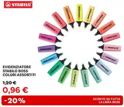 Max Factory Evidenziatore stabilo boss colori assortiti offerta