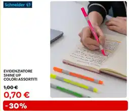 Max Factory Evidenziatore shine up colori assortiti Schneider offerta