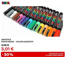 Max Factory Uniposca punta media colori assortiti POSCA offerta