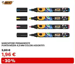 Max Factory Marcatore permanente punta media 4,5 mm colori assortiti BIC offerta