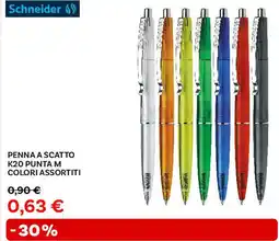 Max Factory Penna a scatto k20 punta m colori assortiti Schneider offerta