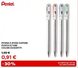 Max Factory Punta 0,7 mm colori assortiti Pentel offerta