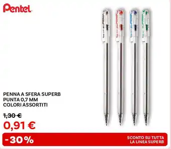 Max Factory Punta 0,7 mm colori assortiti Pentel offerta