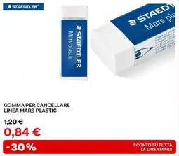 Max Factory Gomma per cancellare linea mars plastic STAEDTLER offerta