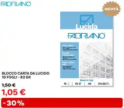 Max Factory Blocco carta da lucido 10 fogli FABRIANO offerta