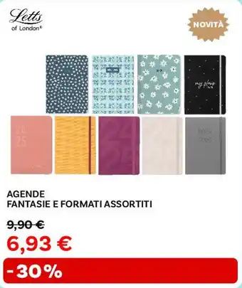 Max Factory Agende fantasie e formati assortiti Letts offerta