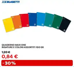 Max Factory Quaderno maxi one rig BLASETTI offerta