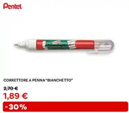 Max Factory Correttore a penna "bianchetto" Pentel offerta