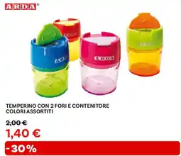 Max Factory Temperino con 2 fori e contenitore colori assortiti ARDA offerta