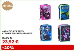 Max Factory Astuccio 3 zip seven colori e fantasie assortite offerta