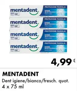 Iper Tosano MENTADENT offerta
