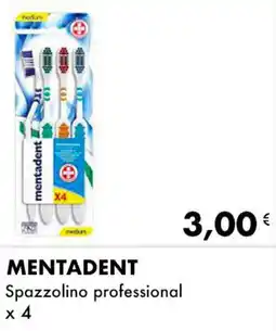 Iper Tosano MENTADENT Spazzolino professional x 4 offerta
