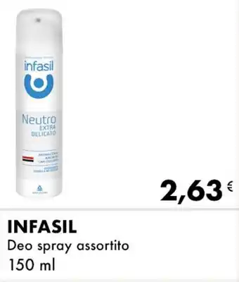 Iper Tosano INFASIL Deo spray assortito offerta