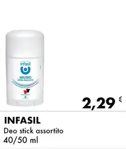 Iper Tosano INFASIL Deo stick assortito offerta