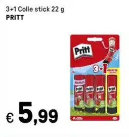 Iper La Grande 3+1 Colle stick PRITT offerta