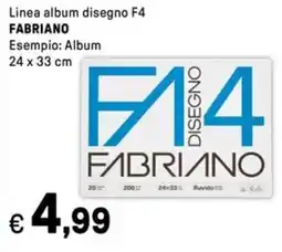 Iper La Grande Linea album disegno F4 FABRIANO offerta