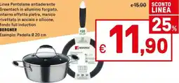 Iper La Grande Linea Pentolame antiaderente Greentech BERGNER offerta