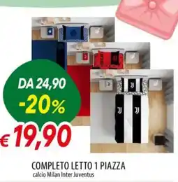 Galassia Completo letto 1 piazza offerta