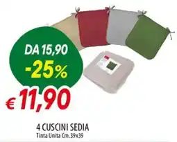 Galassia 4 CUSCINI SEDIA offerta