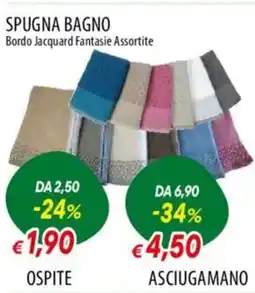 Galassia Spugna bagno ospite offerta