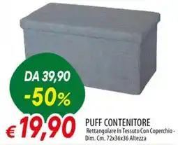 Galassia Puff contenitore offerta