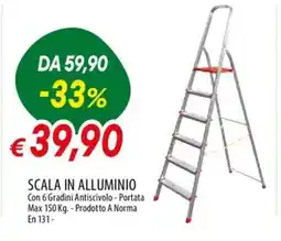 Galassia Scala in alluminio offerta