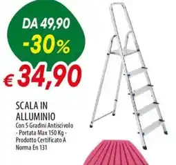 Galassia Scala in alluminio offerta
