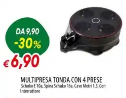 Galassia Multipresa tonda con 4 prese offerta